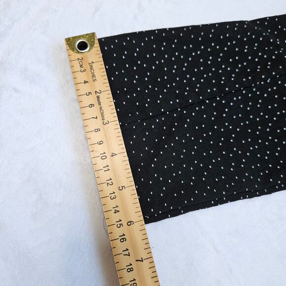 Anne Klein Black White Polka Dot Career Wear Pants Dressy Size 8 Business - Picture 10 of 10